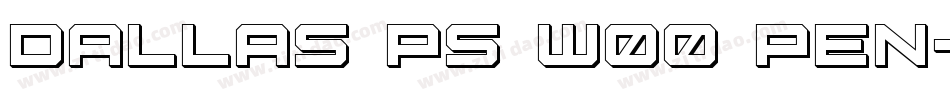 Dallas PS W00 Pen字体转换